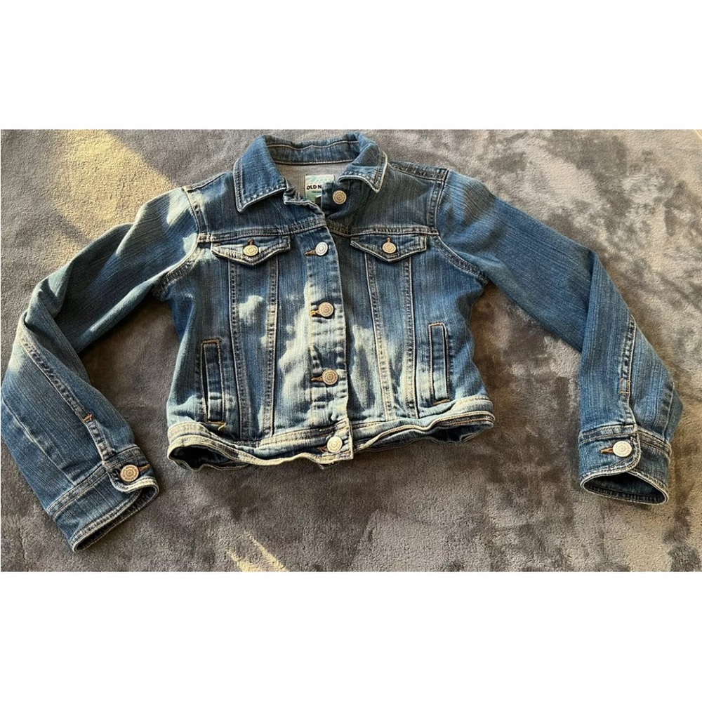 old navy girls denim jacket Size 8